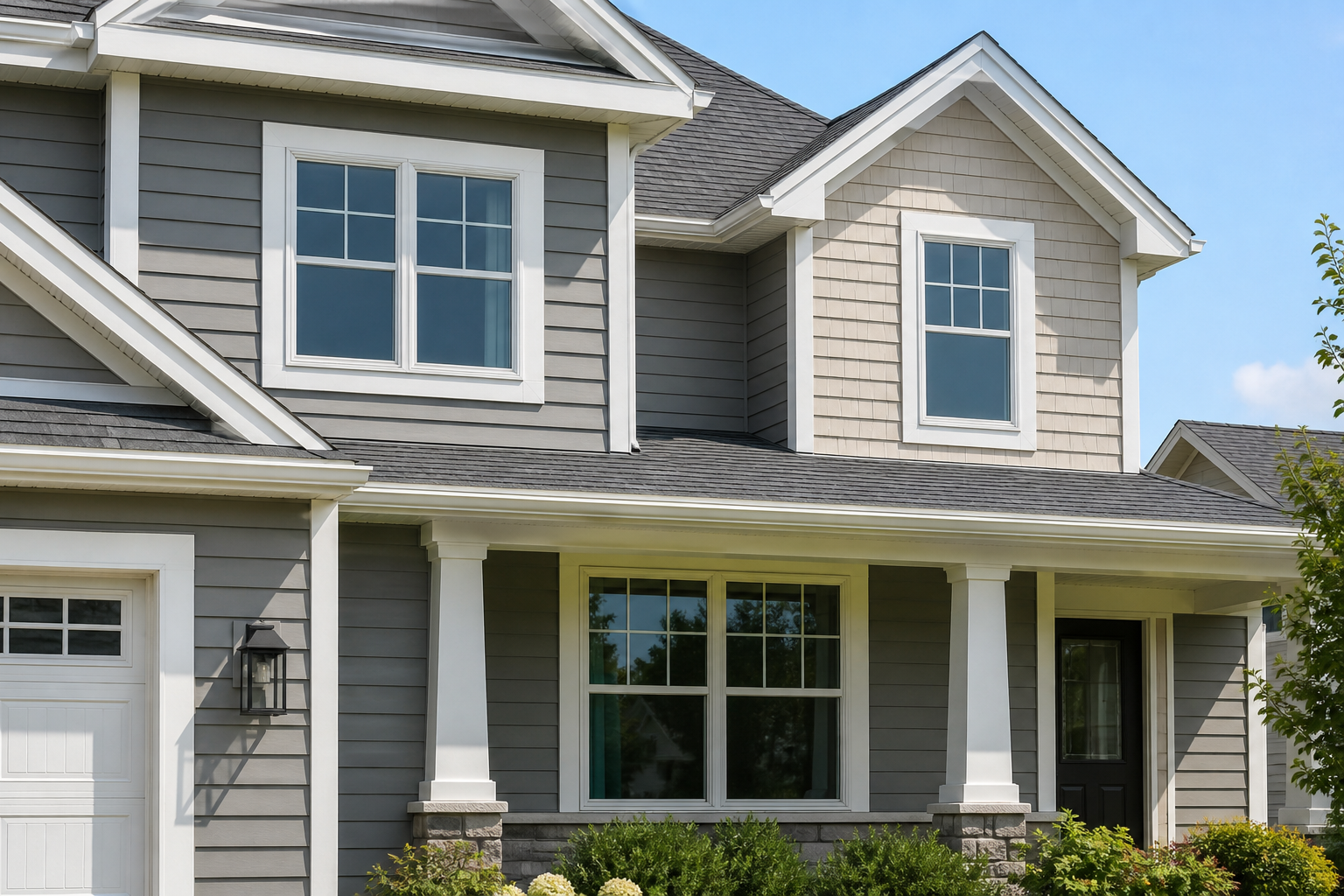 Siding replacement Towson MD fiber cement and vinyl exterior walls